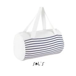 Sunset Striped Jersey Duffel Bag