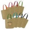 Thera Jute Tote Bag - Coloured Handles -Fashion Clothing 120518 0
