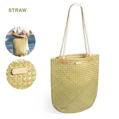 BAG BEDWEY Fashion Tote Bag - Made From Straw 3 BAG BEDWEY Fashion Tote Bag - Made From Straw
