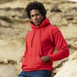 Hoodie Unisex Brushed Cotton And RPET Polyester HARNIX