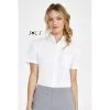 Energy Short Sleeve Poplin Women S Shirt -Fashion Clothing 17040