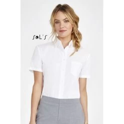 Energy Short Sleeve Poplin Women S Shirt