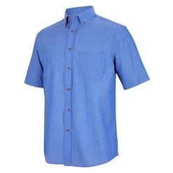 JBS / Chambray Hirt: S - 5XL - Indigo