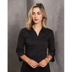 Ladies 3/4 Sleeve Teflon Shirt