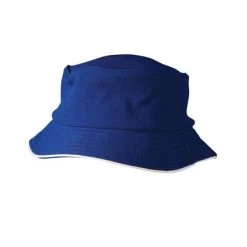 Pique Mesh With Sandwich Trim Bucket Hat
