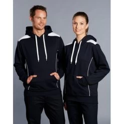 Adults Kangaroo Pocket Contrast Hoodie