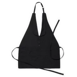 Apron ELEGANT Style With Button Decoration And Cut.