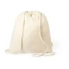 Drawstring Bag/Back Sack Organic Cotton Tibak ECO FRIENDLY -Fashion Clothing M6390 natural