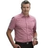 Mens Gingham Check S/S Shirt
