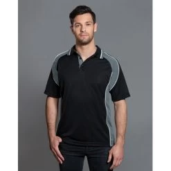 Mens Mini Waffle Coold Polo