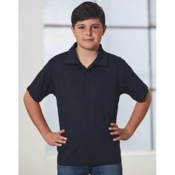 Kids Cooldry Pique Soild Colour S/S Polo