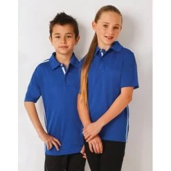 Kids Ultra Dry Short Sleeve Contrast Polo