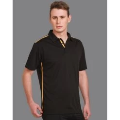 Mens Rapid Cool Short Sleeve Contrast Polo