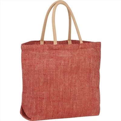 Herringbone Jute Tote 29L 3 Herringbone Jute Tote 29L