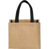 Mini Jute Gift Tote 5L -Fashion Clothing SM 7122BK B 1