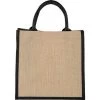 Medium Jute Gift Tote 17L -Fashion Clothing SM 7124BK B 1