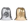 Drawstring Bag Shiny Fashion Material Alexin