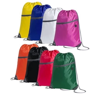 Drawstring Bag Exterior Zip Blades 3 Drawstring Bag Exterior Zip Blades
